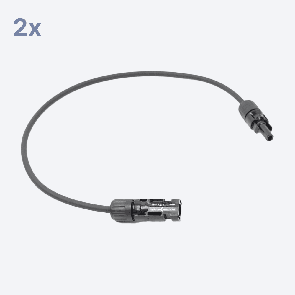DC-Verlängerungskabel 4mm² - Länge wählbar (1 - 10 m)