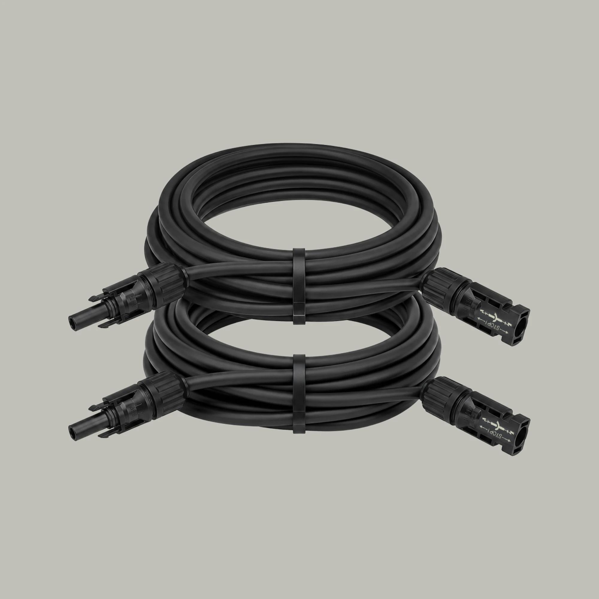 Solarkabel mit MC4-Stecker – DC-Verlängerungskabel 6 mm² (Set, Länge wählbar 1–20 m) image