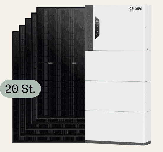 20 Solarmodule mit Hochvolt-Speicher