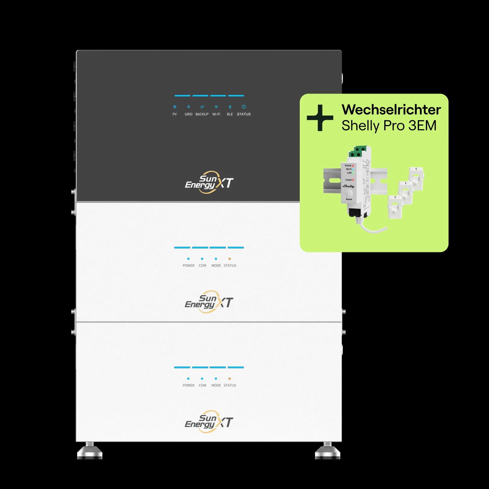 20 Solarmodule mit Hochvolt-Speicher