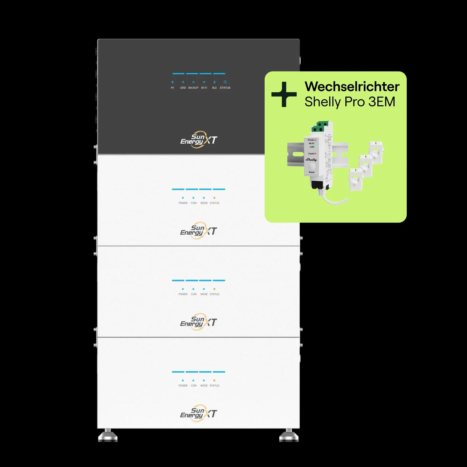 24 Solarmodule mit Hochvolt-Speicher