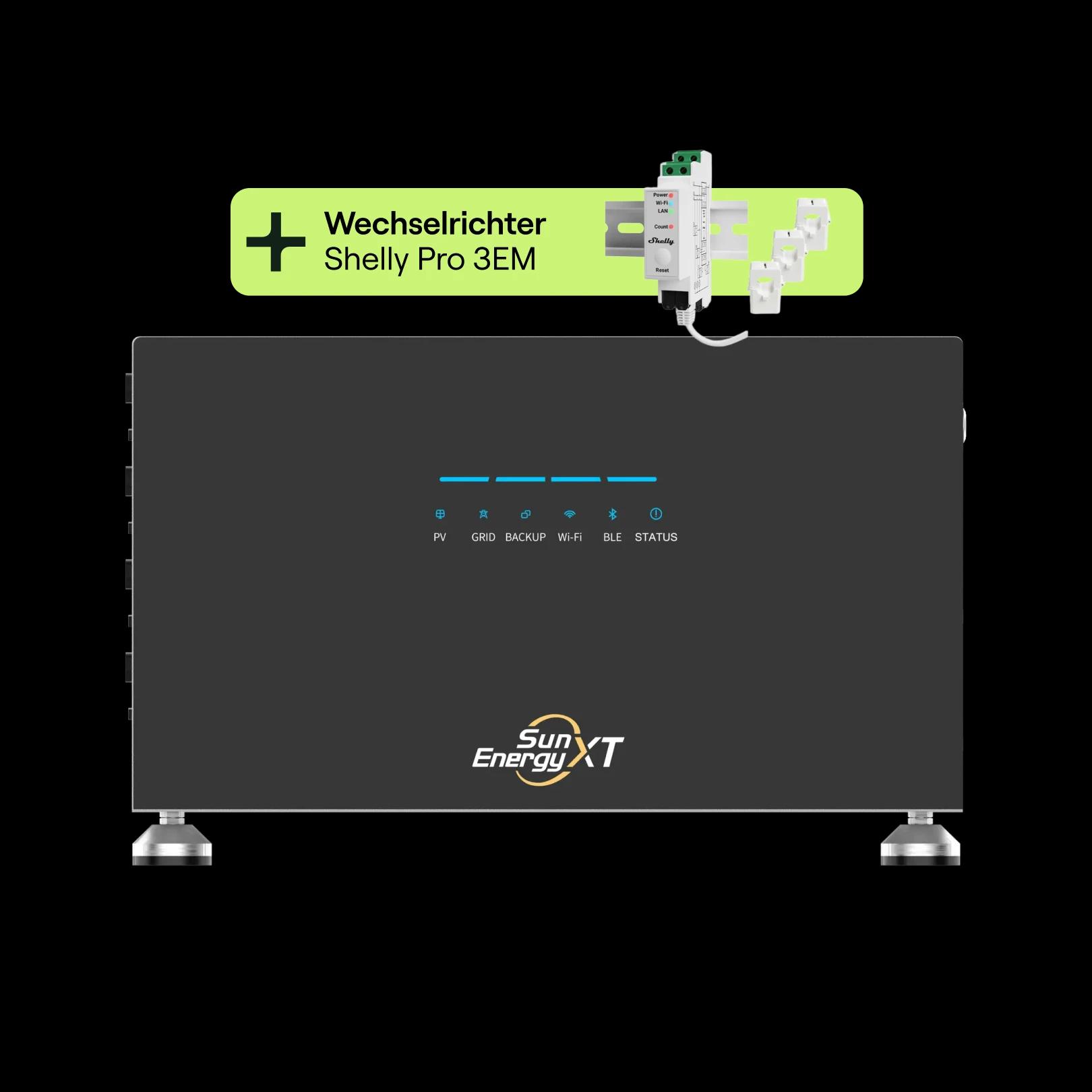 8 Solarmodule mit SunEnergyXT 500 Pro