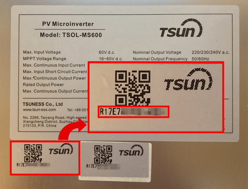 TSUN Wechselrichter 800 Watt TSOL-MS800-D + WIFI - PluginEnergy
